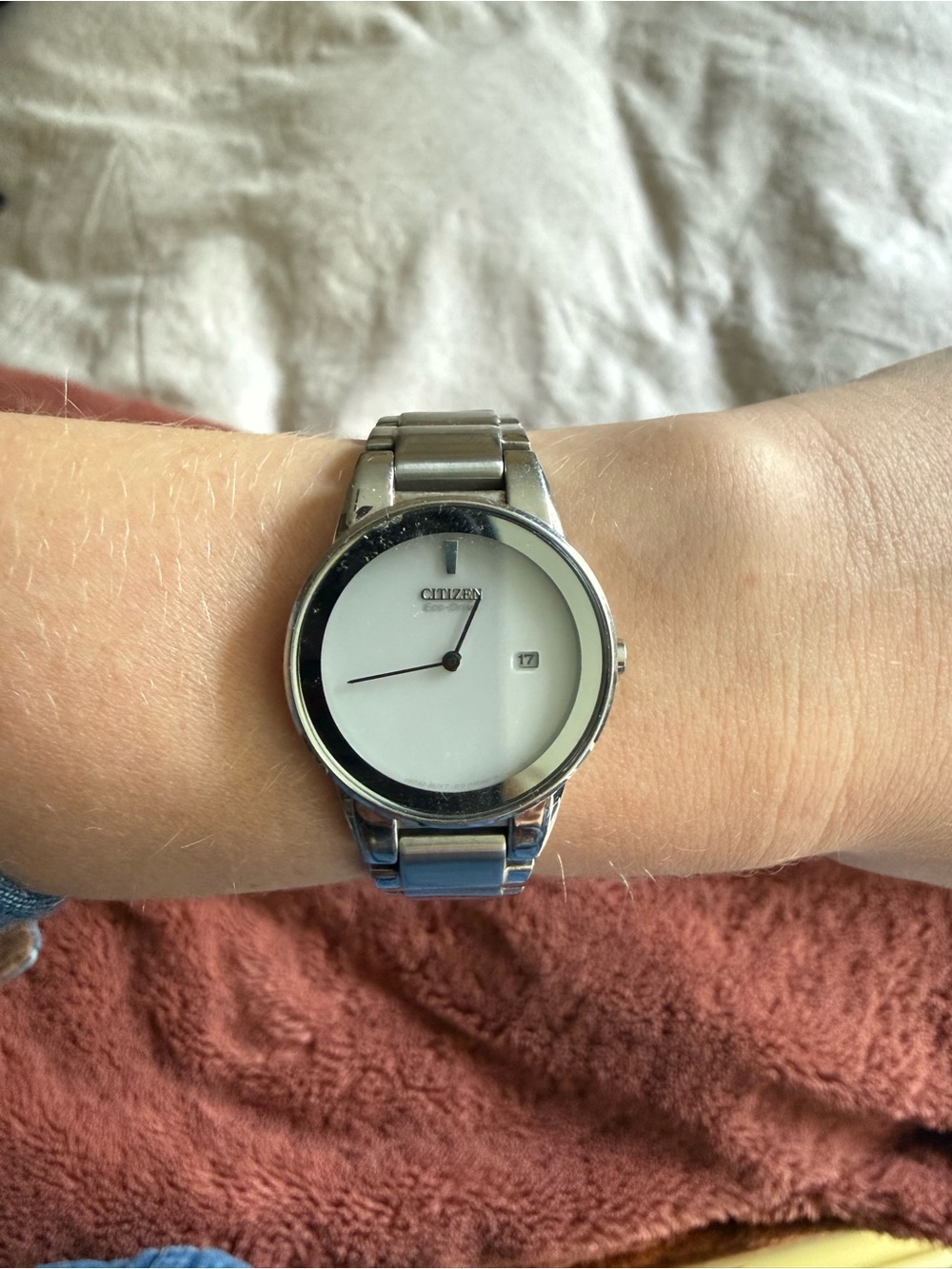Citizen Silver and White ecodrive Watch